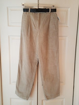 CATO J/M Sportswear Ladies Size 8 Tan Cordory Pants w/ Belt (New) - £15.49 GBP