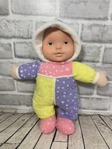 Goldberger Moonglow glow-in-the-dark pastel plush baby doll purple pink yellow - $29.69