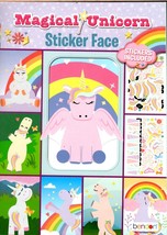 Magical Unicorn Sticker Face - Sticker Activity Book - £5.57 GBP