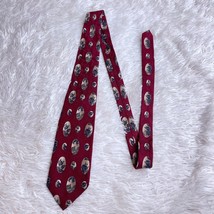 Robert Talbott Best Of Class Nordstrom Silk Tie Red Floral 3.5&quot; 58&quot; - $14.83