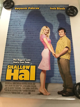 Shallow Hal Original One Sheet Movie Poster 2001 Jack Black Gwyneth Paltrow - £7.49 GBP
