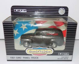 ERTL Classic Vehicles 1951 GMC Panel Truck Silver Bird Transit 1:43 Diecast - $7.04