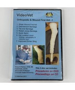 VideoVet Orthopedic &amp; Wound First Aid Procedures DVD &amp; Proceedings CD, 2011 - £11.56 GBP