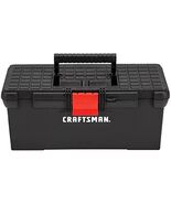 CRAFTSMAN 16-in. Tool Box, Black, Plastic, Lockable (CMST16005) - $462.17 MXN