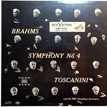 Brahms: Symphony No. 4, in E Minor, Op. 98 Johannes Brahms; Arturo Toscanini and - £11.46 GBP