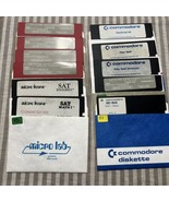 Vintage Commodore 64 5.25 Floppy Disks Learning SAT English Math - $24.59 CAD