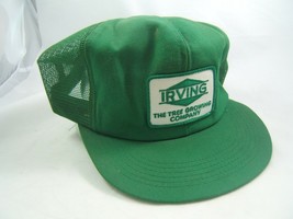 Irving Tree Growing Company Patch Hat Vintage K Brand Green Snapback Tru... - £19.22 GBP