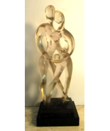 ALVA 1970 Zavel Silber Adam and Eve Lucite Sculpture - $395.01