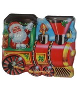 Vintage Ullman Plastic Christmas Santa Train Cookie Container Box 9” x 8... - $14.00