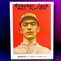 Dover reprint - 1915 Cracker Jack #2 Frank Baker Philadelphia Athletics HOF VG - £1.68 GBP