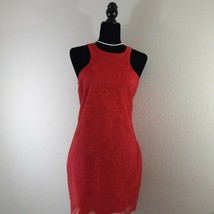 LOVE CULTURE Women&#39;s  Orange  Halterneck Size M Dress - $11.88