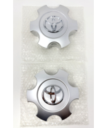 Lot of 2 Tundra Sequoia Wheel Center Hub Cap Silver T69440 FITS Toyota - $24.99
