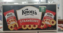 Premium Berry Jam Shortbread Cookies Strawberry 2 Oz 36/Carton Knott&#39;s - £14.46 GBP