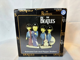 1999 The Beatles Animated Salt And Pepper Shakers In Box - £47.30 GBP