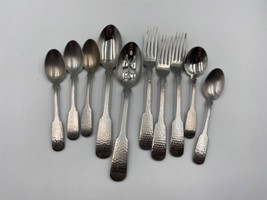 Towle Stainless Steel HAMMERSMITH Continental 18/10 gauge 10 Pc Lot fork... - $59.99