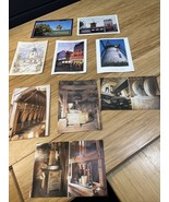 Vintage Lot of 9 Windmill France Moulin Rouge Travel Souvenir Postcard K... - $27.78 CAD