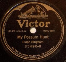 12&quot; Ralph Bingham 78 My Possum Hunt / The Boy In The Bleachers SH2 - £5.40 GBP