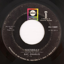 Ray Charles – Yesterday / Never Had Enough Of Nothing Yet 45 rpm Vinyl 7&quot; Single - £4.66 GBP