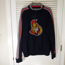 NHL Ottawa Senators Hockey Jacket Size XL Old Time Hockey Zip Front Pockets - £17.54 GBP