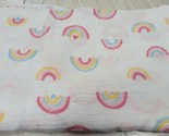 Aden &amp; Anais Baby Blanket Cotton Muslin rainbows hearts - $14.84