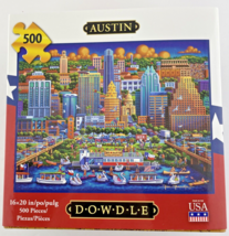 Dowdle Puzzles City of Austin Texas 500 Pieces 16 x 20 inches. - $21.78