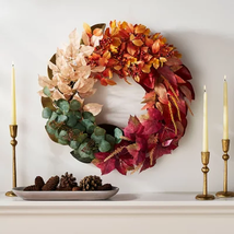 Member&#39;S Mark 26&quot; Harvest Wreath, Eucalyptus - £51.91 GBP