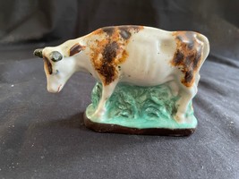 Antico Porcellana Presto Mucca Figurina. Raro E Collezionisti Articolo - £124.45 GBP