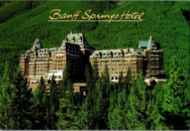 Postcard Canada Banff Aerial View Rockies Springs Hotel   Unposted  6.5 x 4.5&quot; - £6.00 GBP