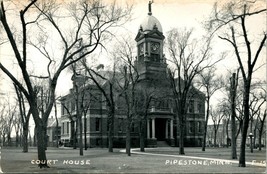 RPPC Pipestone Minnesota MN Court House UNP Postcard - $30.64