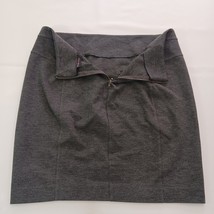 New York & Company Women's Size 12 Gray Stretch Rear Zip Pencil Skirt RN#23243 image 2