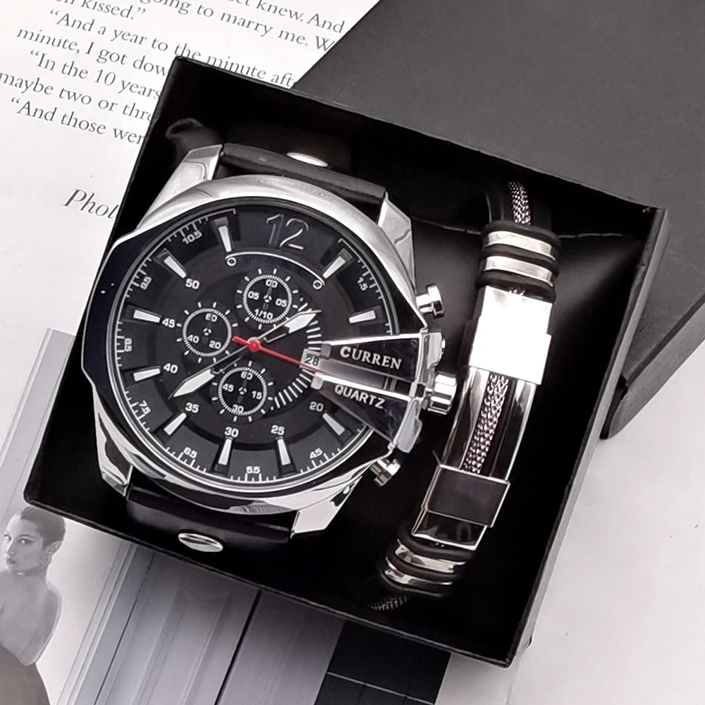Men Watch Top Brand Men&#39;s Quartz Wristwatches Male Calendar Clock Luxury... - $36.77