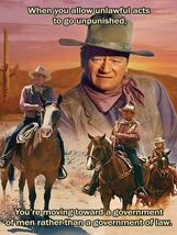 Unlawful Acts John Wayne Quote Metal Sign - $39.95