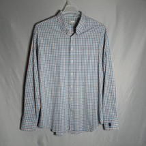 Peter Millar Crown Men&#39;s Multi-Color Plaid Button Down Long Sleeve Shirt Size XL - £22.42 GBP