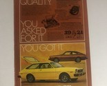 Toyota Corolla Automobile Print Ad Vintage Advertisement Pa10 - £6.32 GBP