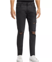 7 For All Mankind Paxtyn Coated Skinny Fit Jeans Black ( 28 ) - £86.27 GBP