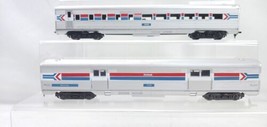 2 HO Amtrak Passenger Cars Coach and Baggage - £23.34 GBP