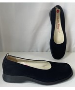 Salvatore Ferragamo Sport Flats Womens 7.5 Casual Dress Shoe Black Italy... - $923.26 MXN