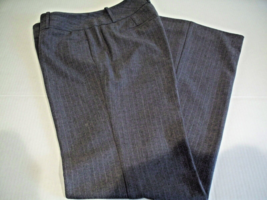 The Limited Scandal Collection Lady&#39;s Liv Pants 4 Gray Wide Legs Faux Pockets - £16.85 GBP