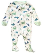 Cloud Island Baby Sleepers 0-3 Months Lot 4 Footed Mittens Pajamas Blue image 2
