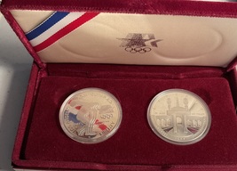 Los Angeles XXIII Olympiad coins - £38.75 GBP