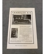 National Geographic Chandler Six Motor Car Company Ad KG Automotive Mancave - €10,31 EUR