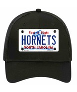 Hornets North Carolina State Novelty Black Mesh License Plate Hat - €24,74 EUR