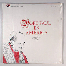 Pope Paul VI in America (1965) [SEALED] Vinyl LP • Audio Fidenilty, Cath... - $21.11