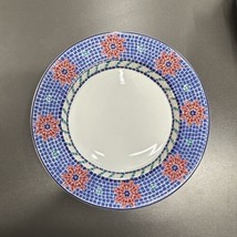 Dansk Mosaic Flower Salad Dessert Bread Side Plate Porcelain  Portugal  ... - $10.39