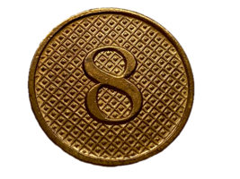 CIRCA 1919-1937, 8th REGIMENT, NEW YORK STATE GUARD TYPE II, COLLAR DISK... - $284.31 MXN