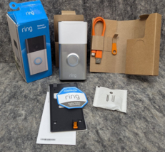 Ring Battery Doorbell Smart Wifi Video Doorbell (2024) - Satin NickelNew - $54.99