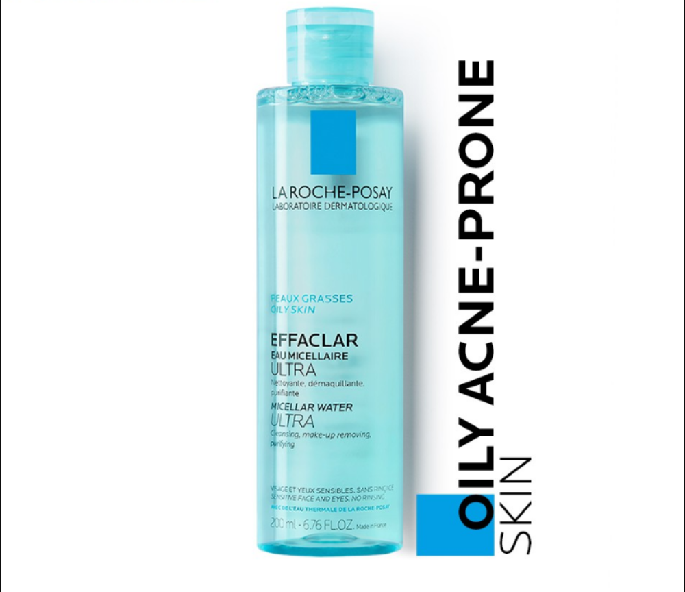 La Roche Posay Effaclar Micellar Water Ultra Makeup Remover – Anti-acne (200ml) - $47.85