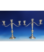 Old French by Gorham Sterling Silver Candlestick Pair 3-Light #808/1 (#8... - €846,54 EUR