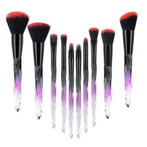 10-Piece Professional Makeup Brush Set X3 style - $51.89