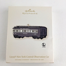 Hallmark Keepsake Ornament Lionel Train New York Central Observation Car 2008 - £16.89 GBP